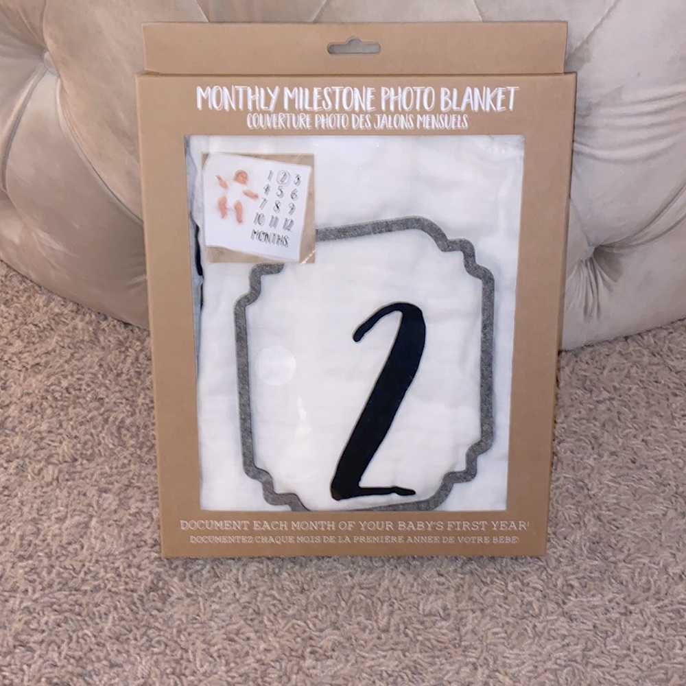 Monthly Milestone Photo Blanket